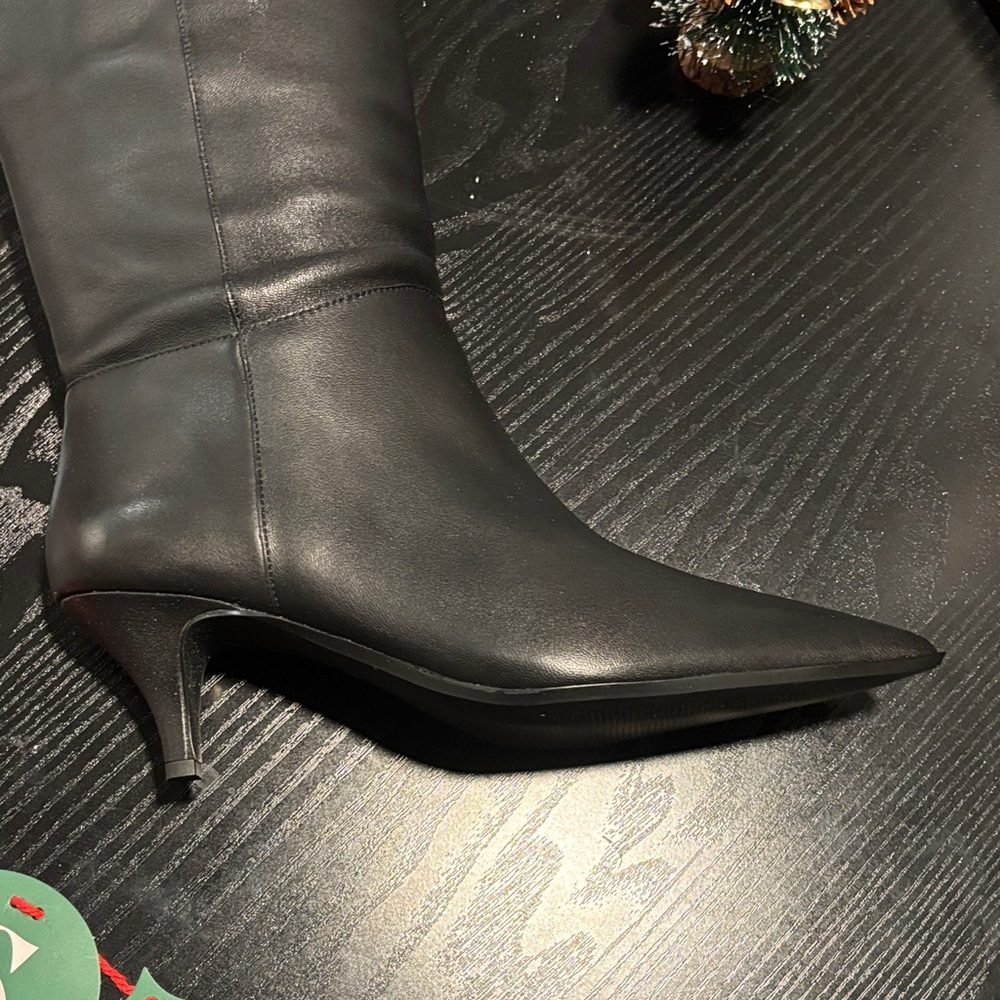 J.Crew Stevie Leather Boots Knee-High NWT US 9.5 - Picture 3 of 5